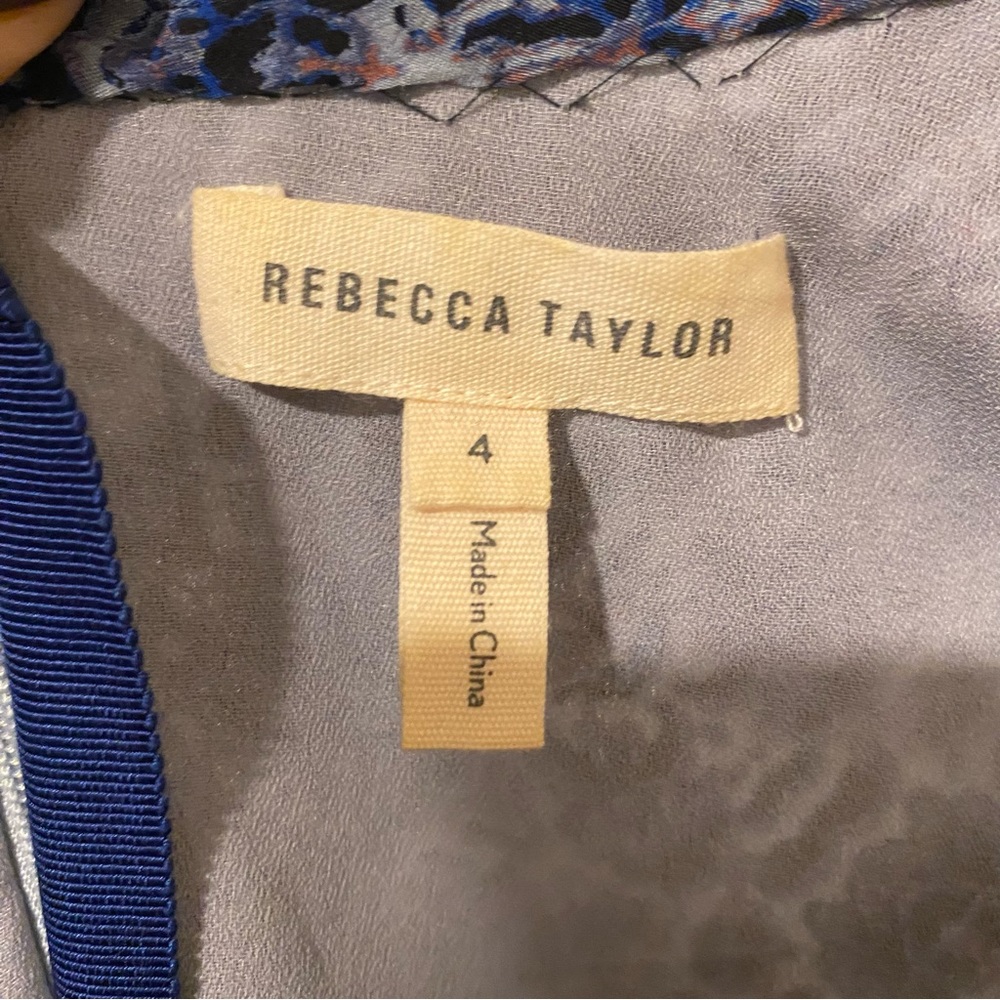 Rebecca Taylor 💙 Mars Paisley Dress - Picture 4 of 6